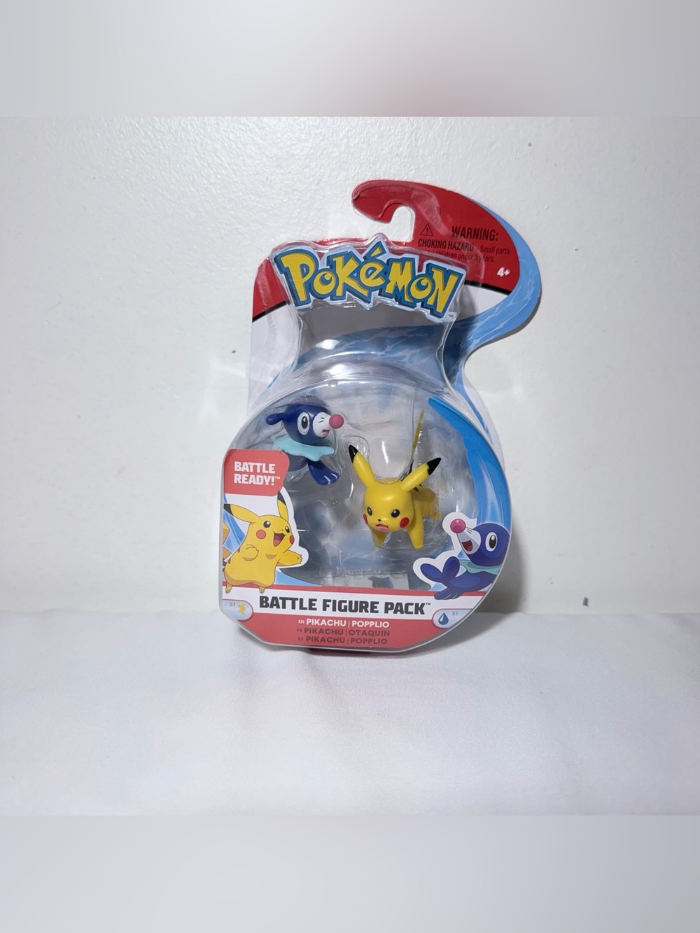 Pokemon Battle Figure Pack Pikachu & Popplio
